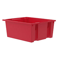 23-1/2 Inch (in) Outside Length (L), 19-1/2 Inch (in) Outside Width (W) and 10 Inch (in) Outside Height (H) Nest and Stack Tote - 2