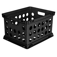 Black File Crate