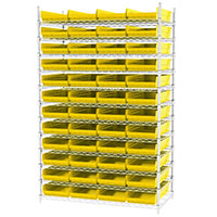 74 Inch (in) Shelf Height Wire Shelving with 30174 Bin - 5