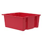 23-1/2 Inch (in) Outside Length (L), 19-1/2 Inch (in) Outside Width (W) and 10 Inch (in) Outside Height (H) Nest and Stack Tote - 2