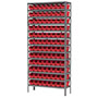 12 Inch (in) Shelf Depth Super-Size AkroBin Steel Shelving with 30120 Bins - 3