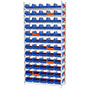74 Inch (in) Shelf Height Wire Shelving with 36462 Bin (AWS143636462B)