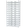 74 Inch (in) Shelf Height Wire Shelving with 30178 Bin - 2