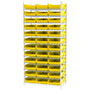 74 Inch (in) Shelf Height Wire Shelving with 30178 Bin - 5