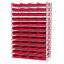 74 Inch (in) Shelf Height Wire Shelving with 30174 Bin - 4