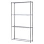 86 Inch (in) Height, 12 Inch (in) Width, and 24 Inch (in) Length Wire Shelving Starter Unit