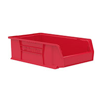 AkroBins® 20 Inch (in) Outside Length (L), 12-3/8 Inch (in) Outside Width (W), and 6 Inch (in) Outside Height (H) Super-Size Industry-Leading Large-Capacity Stacking Bin