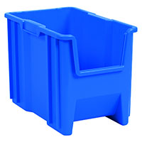 17-1/2 Inch (in) Outside Length (L) and 10-7/8 Inch (in) Outside Width (W) Stak-N-Store Bin