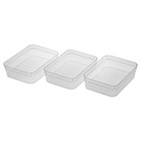 Set of 3 Large Storage Trays