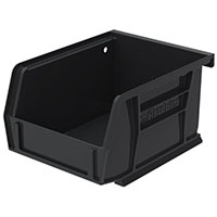 AkroBins® 5-3/8 Inch (in) Outside Length (L) and 4-1/8 Inch (in) Outside Width (W) Electrostatic Dissipative (ESD) Container