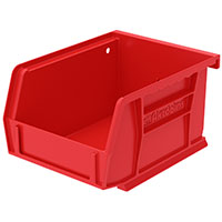 AkroBins® 5-3/8 Inch (in) Outside Length (L) and 4-1/8 Inch (in) Outside Width (W) Industry-Leading Hanging and Stacking Bin