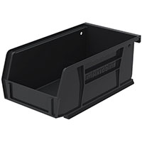 AkroBins® 7-3/8 Inch (in) Outside Length (L) and 4-1/8 Inch (in) Outside Width (W) Electrostatic Dissipative (ESD) Container