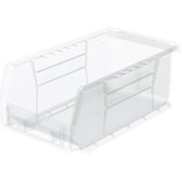 AkroBins® 7-3/8 Inch (in) Outside Length (L) and 4-1/8 Inch (in) Outside Width (W) Industry-Leading Hanging and Stacking Bin - 6