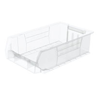 AkroBins® 20 Inch (in) Outside Length (L), 12-3/8 Inch (in) Outside Width (W), and 6 Inch (in) Outside Height (H) Super-Size Industry-Leading Large-Capacity Stacking Bin - 4