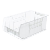 AkroBins® 20 Inch (in) Outside Length (L), 12-3/8 Inch (in) Outside Width (W), and 8 Inch (in) Outside Height (H) Super-Size Industry-Leading Large-Capacity Stacking Bin - 5