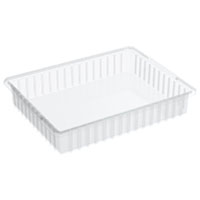 Akro-Grid 22-3/8 Inch (in) Outside Length (L), 17-3/8 Inch (in) Outside Width (W), and 4 Inch (in) Outside Height (H) Dividable Container - 4