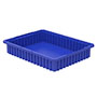 Akro-Grid 22-3/8 Inch (in) Outside Length (L), 17-3/8 Inch (in) Outside Width (W), and 4 Inch (in) Outside Height (H) Dividable Container