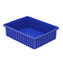 Akro-Grid 22-3/8 Inch (in) Outside Length (L), 17-3/8 Inch (in) Outside Width (W), and 6 Inch (in) Outside Height (H) Dividable Container