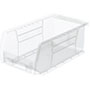 AkroBins® 7-3/8 Inch (in) Outside Length (L) and 4-1/8 Inch (in) Outside Width (W) Industry-Leading Hanging and Stacking Bin - 6
