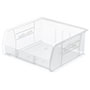 AkroBins® 10-7/8 Inch (in) Outside Length (L) and 11 Inch (in) Outside Width (W) Industry-Leading Hanging and Stacking Bin - 6