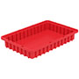 Akro-Grid 16-1/2 Inch (in) Outside Length (L), 10-7/8 Inch (in) Outside Width (W), and 2-1/2 Inch (in) Outside Height (H) Dividable Container